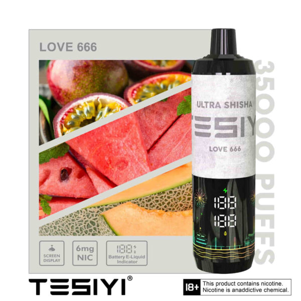 TESIYI ULTRA SHISHA 6MG NICOTINE 35000 PUFFS - Image 9