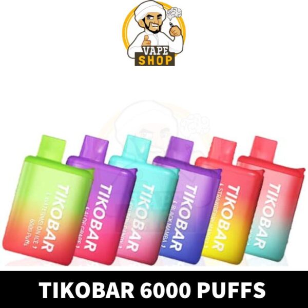 Tikobar 6000 Puffs Disposable Vape Rechargeable Buy in UAE Dubai - Image 4