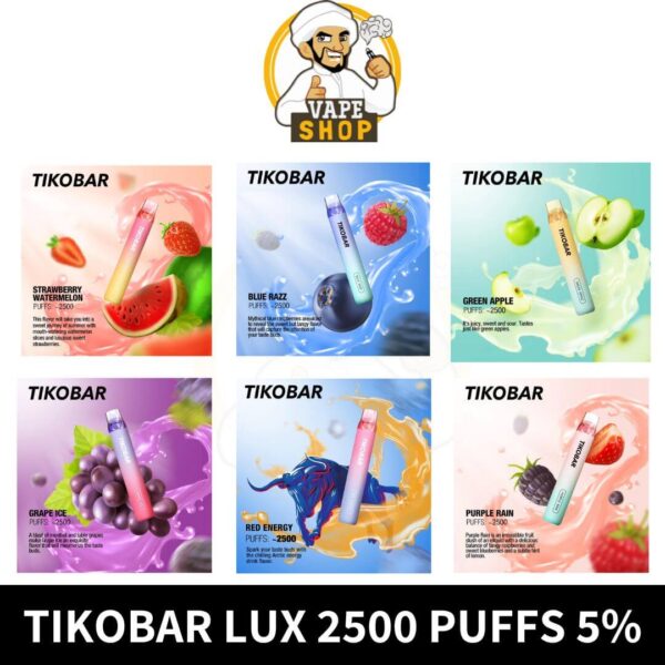 Tikobar Lux Disposable 2500 Puffs 5% Buy in Dubai UAE Shop - Image 2