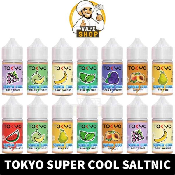TOKYO Super Cool Salt Nicotine 30ml Vape Juice 30mg 50mg E-Liquid in Dubai, UAE - Image 2