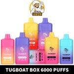 Tugboat Box 2% & 5% nicotine 6000 Puffs Rechargeable Disposable Vape - Image 3