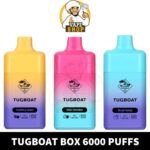 Tugboat Box 2% & 5% nicotine 6000 Puffs Rechargeable Disposable Vape