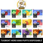 TUGBOAT HERO 8000 puffs disposable in dubai - Image 2