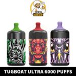 Tugboat Ultra Rechargeable Disposable Kit 6000 Puffs 15ml - Image 4