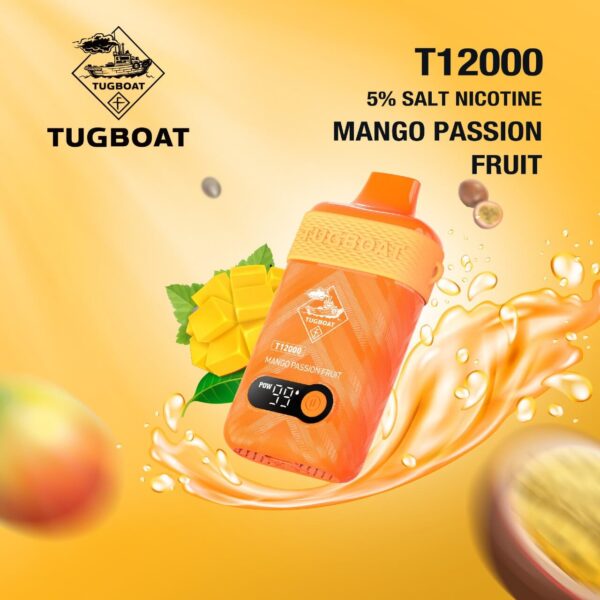 Tugboat T12000 puffs 50 MG rechargeable vape in Dubai uae - Image 6