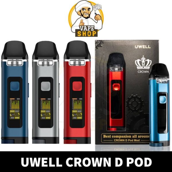 Uwell Crown D Pod Mod Kit System 1100mah 3ml In UAE Dubai - Image 1