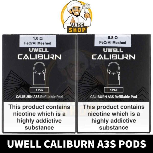UWELL Caliburn A3S Pod Cartridge 2ml Replacement Pod Cartridge in Dubai, UAE - Image 1