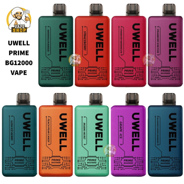 UWELL Prime BG12000 Puffs 50MG Disposable Vape - Image 2