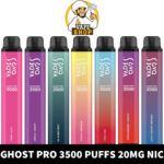 Vapes Bars Ghost Pro 2% nicotine 3500 Puff Disposable in Dubai