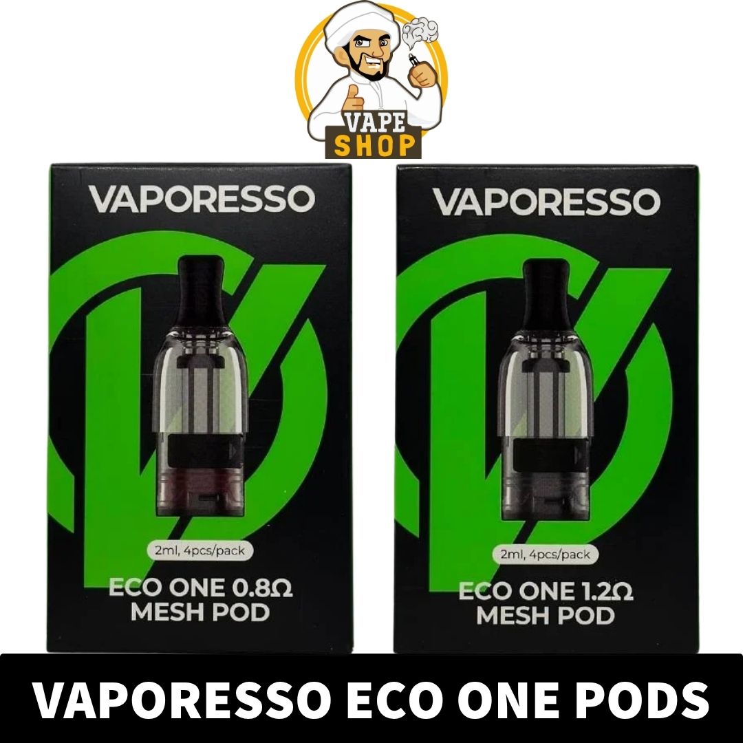 VAPORESSO-ECO-ONE-POD-CARTRIDGE-4PCS.jpg VAPORESSO ECO ONE POD CARTRIDGE (4PCS) - Image 1