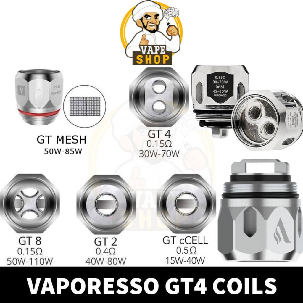 VAPORESSO GT-4 CORE COILS