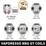VAPORESSO NRG GT REPLACEMENT COILS