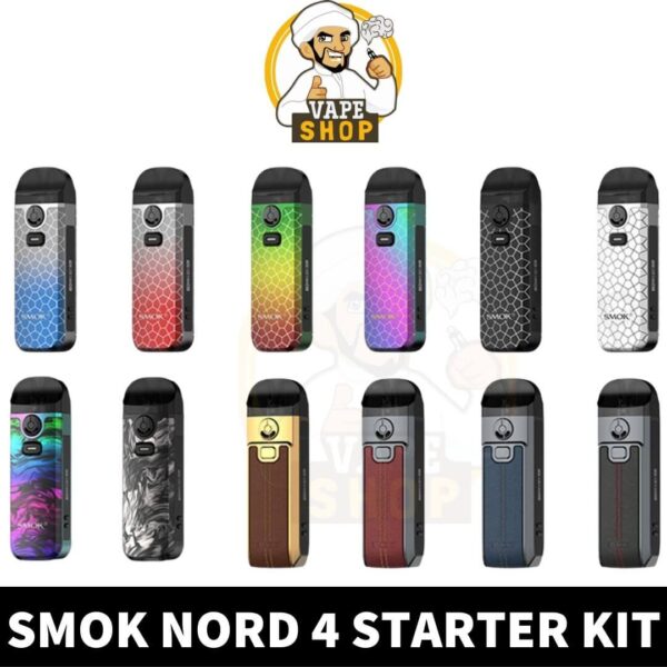 Smok Nord 4 Starter Kit Vape Pod 12 COLORS - Image 2