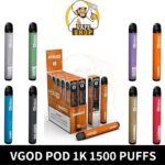 Vgod Pod 1k 1500 Puffs Disposable Vape In UAE - Image 3