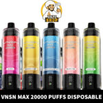 VNSN Max Shisha 20000 Puffs 50MG Disposable Vape in Dubai