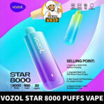 VOZOL Star 8000 Puffs 20MG Nicotine