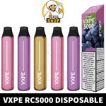 VXPE RC5000 puffs 2% nicotine Disposable Vape 5% 5000Puffs Rechargeable Vape