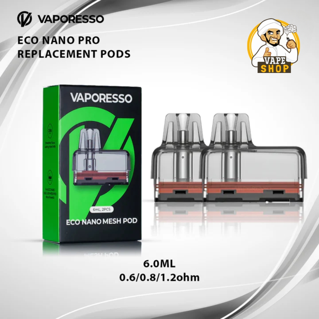 Vape Shop.ae(Gallery Image ) - 2 Vaporesso Eco Nano Pod Cartridge - Image 1