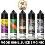 Vgod 60ml E Liquid 3MG E Juice - Vape Juice in Dubai, UAE