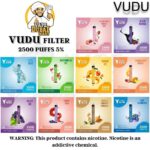 VUDU Filter 2500 Puffs 5% Disposable Buy in UAE Dubai Vape Shop - Image 4