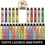 Youto Lucious 3000 puffs Disposable Vape in vape shop uae - Image 2