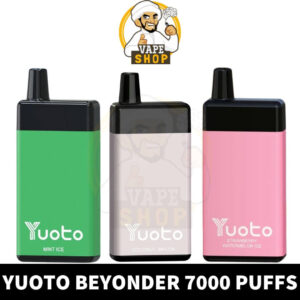 Yuoto Beyonder Disposable 7000 Puffs 50mg Rechargeable Vape in Dubai