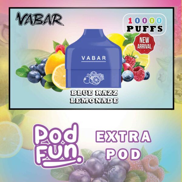 VABAR Pod Fun Extra Pod 2% & 5% 10000 puffs Disposable Vape in Dubai, UAE - Image 6