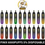 Finix 6000 Puffs 5% Nicotine Disposable Vape In Dubai, UAE - Image 2