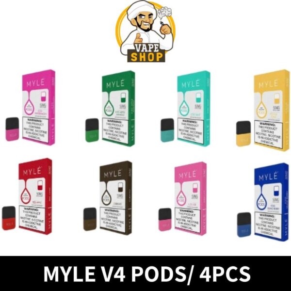 Myle V4 Pods 16 Flavors | Best Myle Vape In Dubai UAE - Image 1