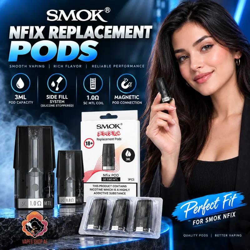 Smok Nfix Replacement Pods Buy in UAE Dubai Vape Shop