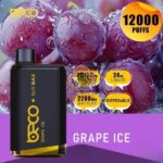 BECO Soft Max 12000 Puffs Disposable Vape Price in Dubai Grape Ice