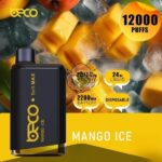 BECO Soft Max 12000 Puffs Disposable Vape Price in Dubai Mango Ice