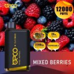 BECO Soft Max 12000 Puffs Disposable Vape Price in Dubai Mixed Berries