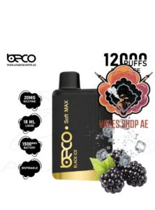 beco soft max 12000 puffs 20mg nicotine black ice