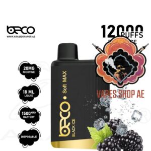 beco soft max 12000 puffs 20mg nicotine black ice