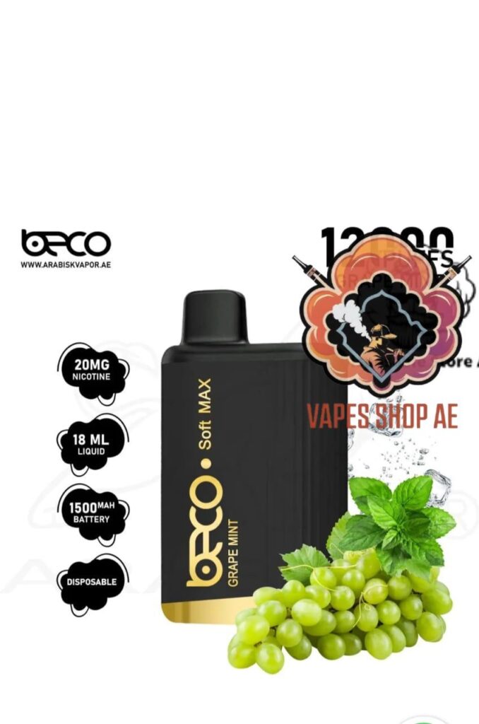 Beco Soft Max 12000 Puffs 20MG Nicotine Grape Mint