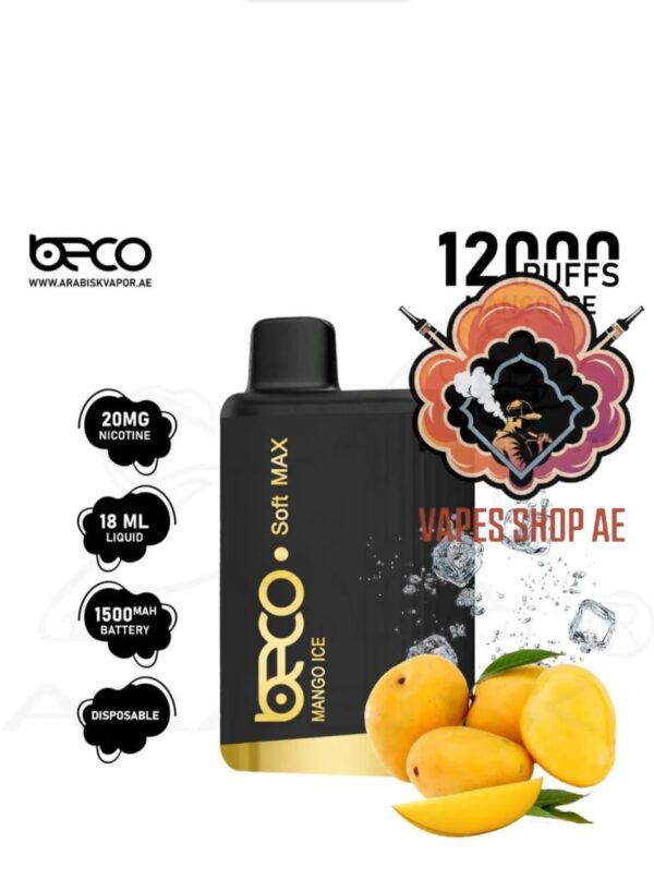 Beco Soft Max 12000 Puffs 20MG Nicotine Mango Ice