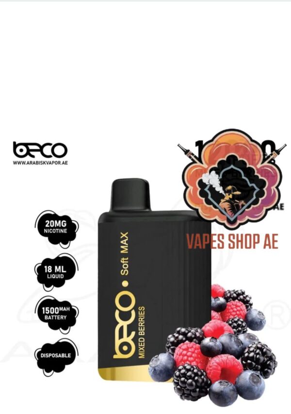 Beco Soft Max 12000 Puffs 20MG Nicotine Mixed Berries