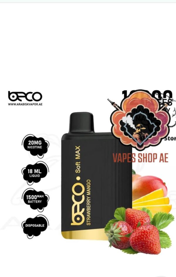 Beco Soft Max 12000 Puffs 20MG Nicotine Strawberry Mango
