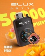 Elux Astra 50000 Puffs Disposable Vape Mango Peach