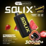 Hayati Solix 30000 Puffs 50MG Nicotine Disposable Vape Strawberry Watermelon