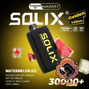 Hayati Solix 30000 Puffs 50MG Nicotine Disposable Vape Watermelon Ice
