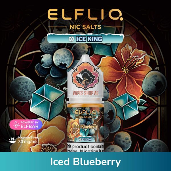 IcedBlueberry elfliq by elfbar uae