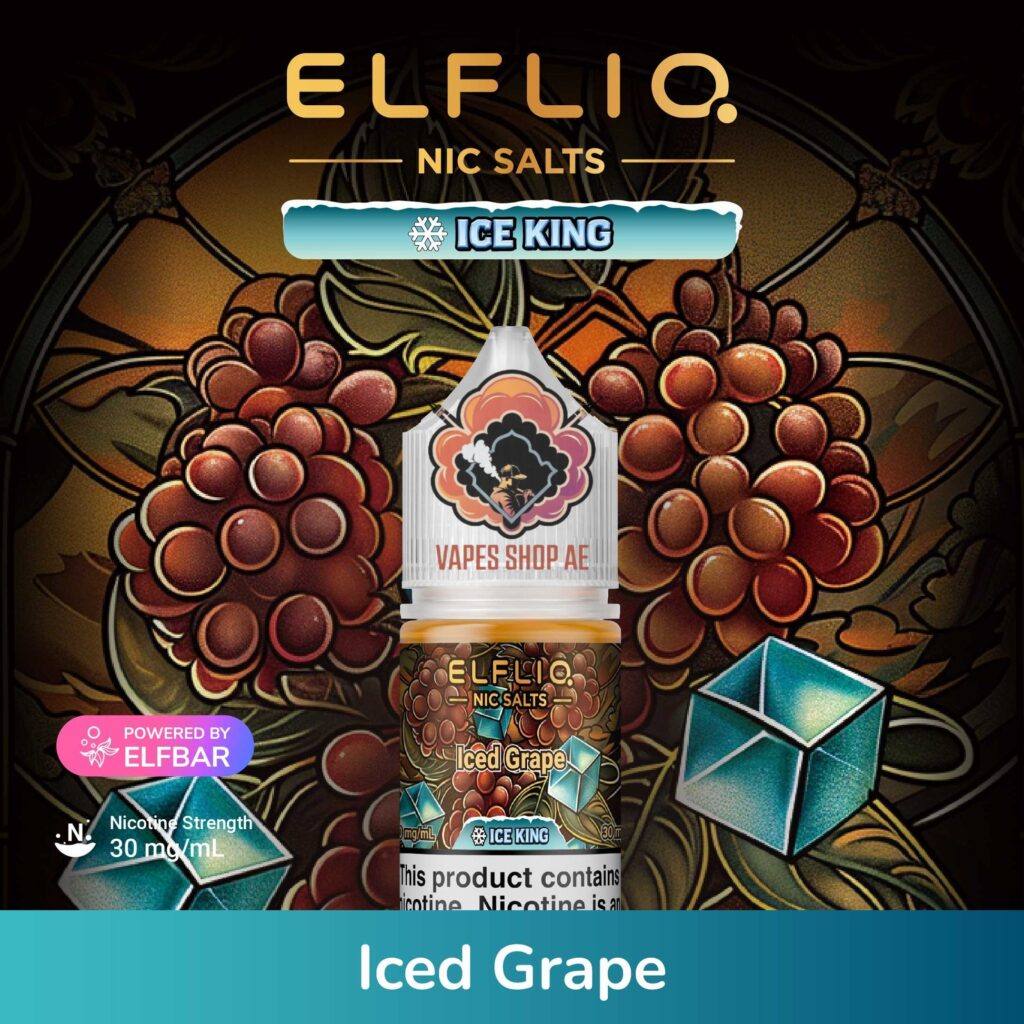 IcedGrape elfliq by elfbar uae