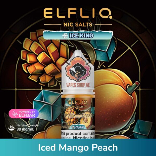 IcedMangoPeach elfliq by elfbar uae