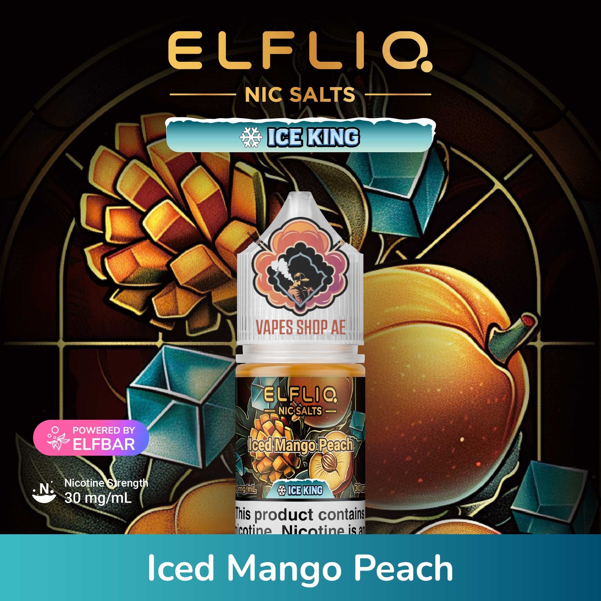 IcedMangoPeach elfliq by elfbar uae IcedMangoPeach elfliq by elfbar uae