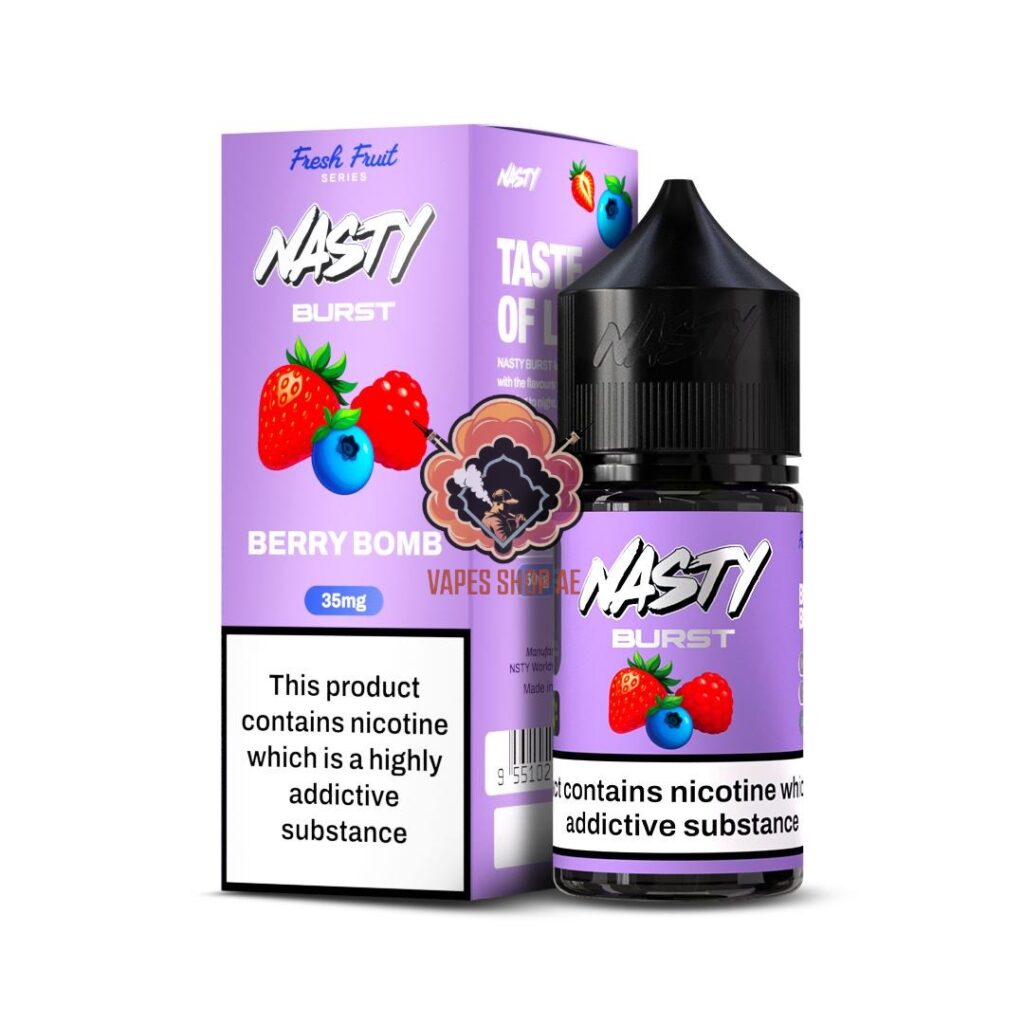 Nasty Burst Salt E liquid Berry Bomb