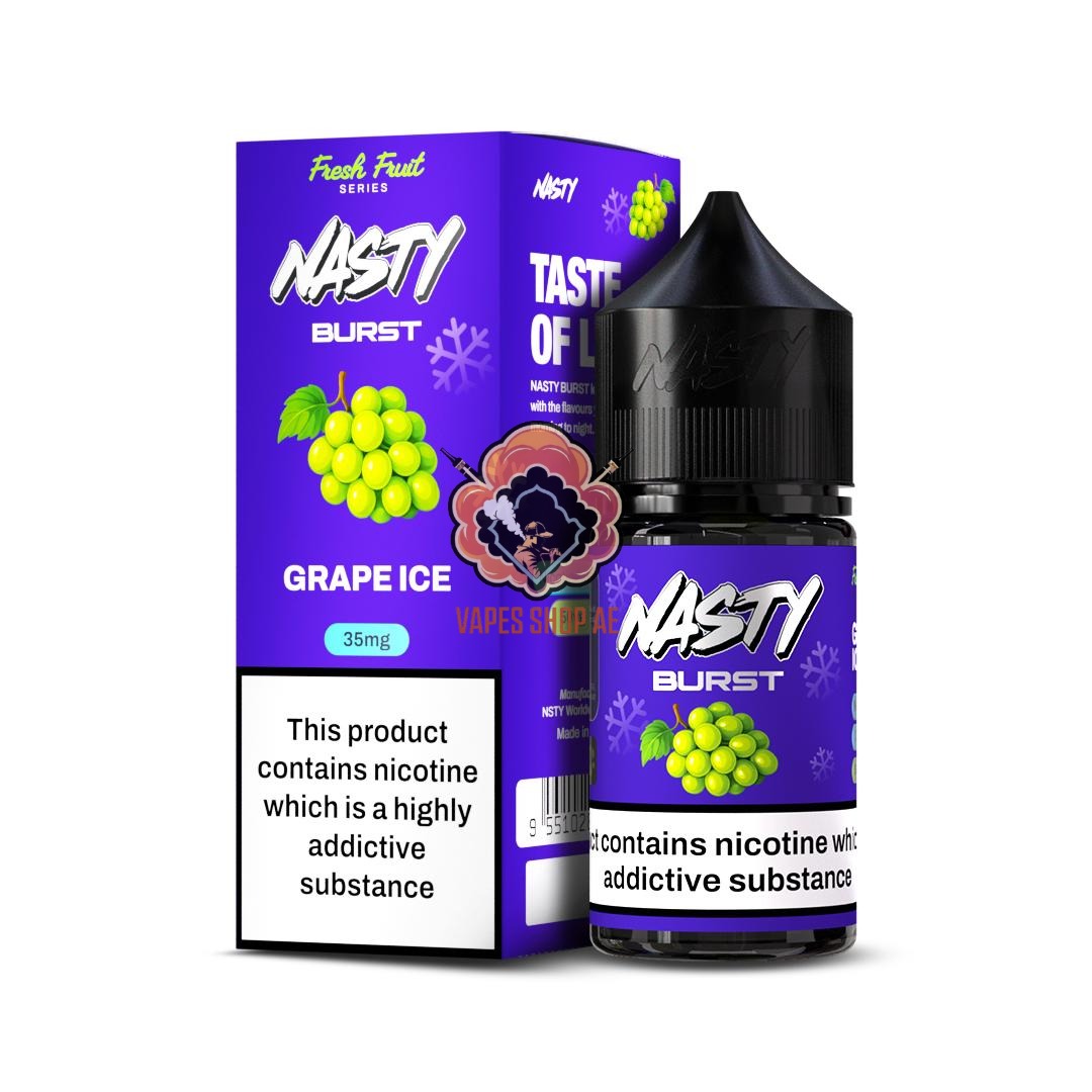 Nasty Burst Salt E liquid Grape Ice Nasty Burst Salt E liquid Grape Ice