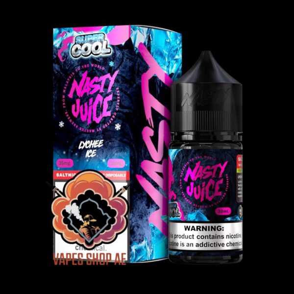Nasty Super Cool 30ml Salt Nic E liquids Lychee Ice
