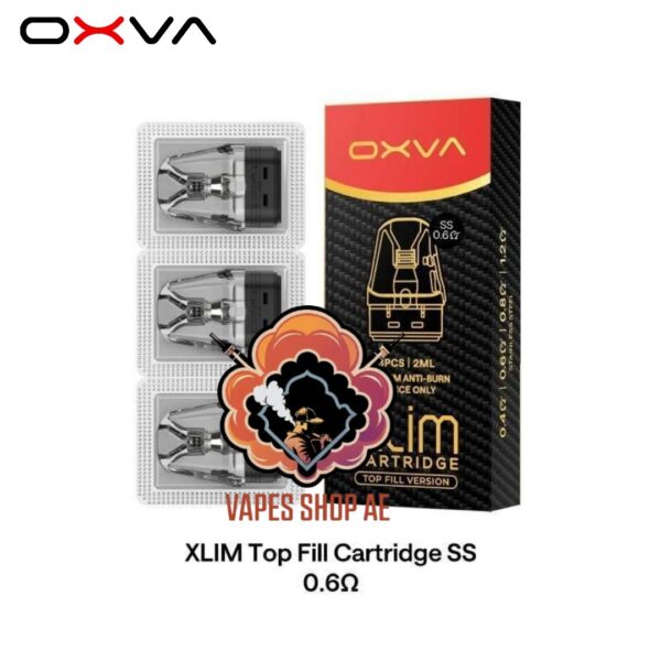 OXVA Xlim SS Pods 2ml 0.6ohm